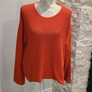 Beautiful orange knit sweater